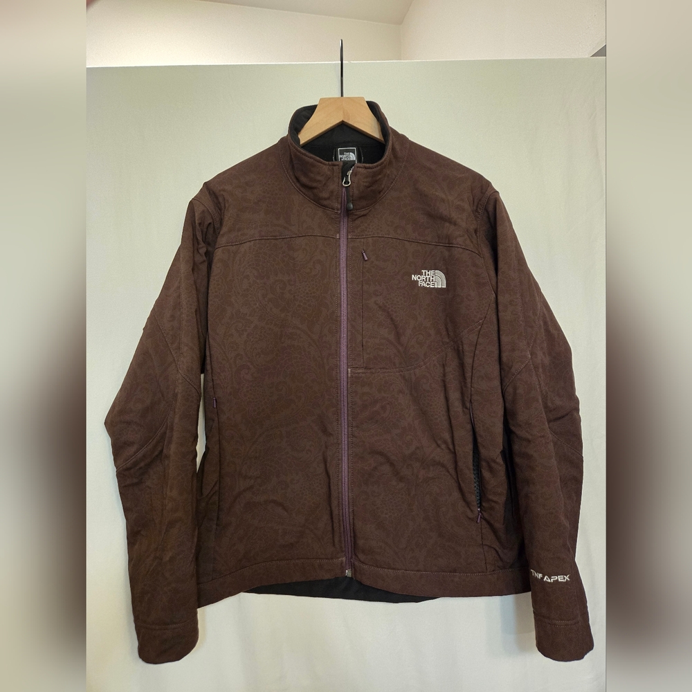 The North Face Jacket Womens Extra Large Purple TNF APEX Floral Design Thermal